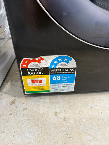 Factory second Hisense Series 7 8 kg Front‑Load Washing Machine – Charcoal Black HWFS8014AB - Second Hand Appliances Geebung